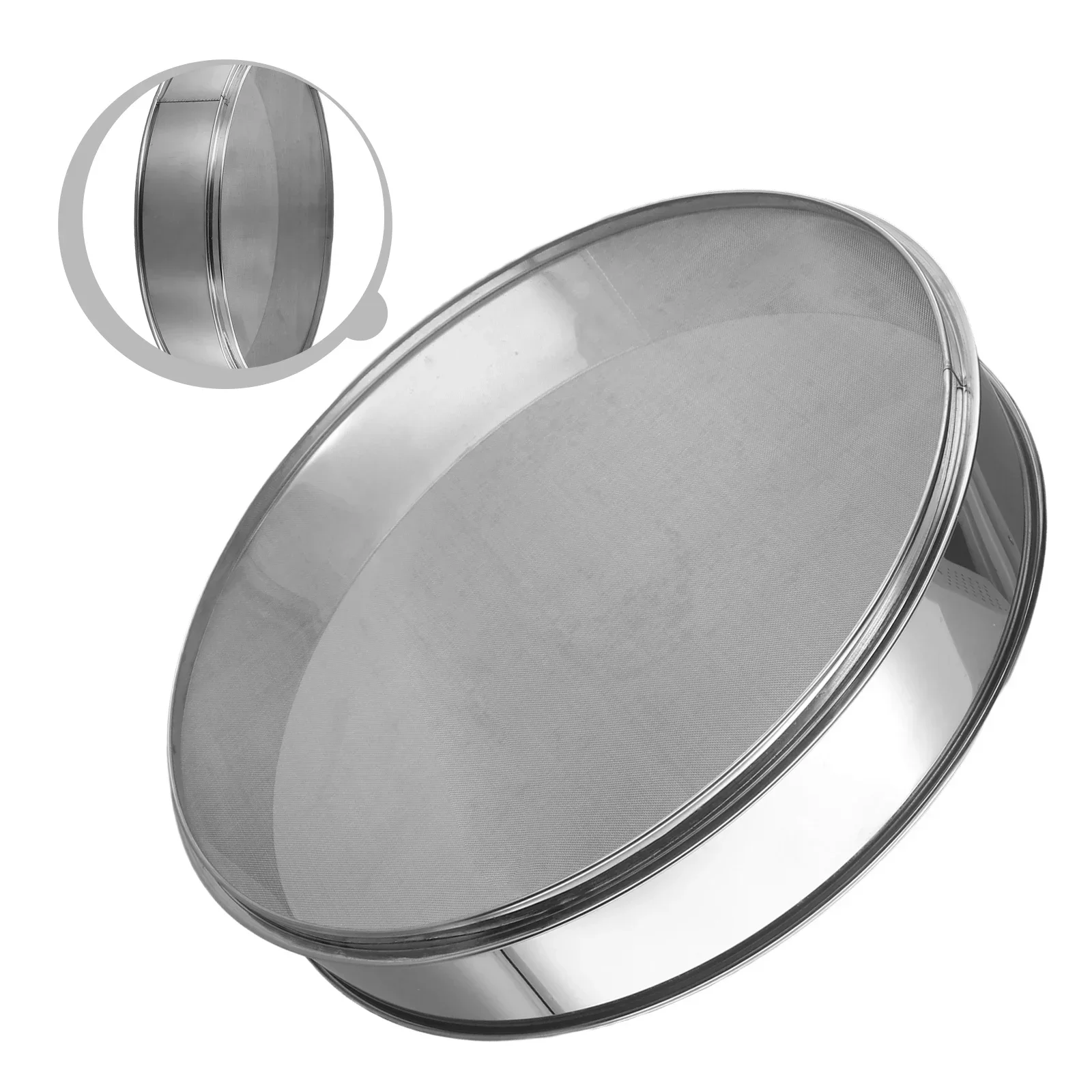 Flour Sieve Flour Sifter Sugar Filter 40 Cm Convenient Kitchen Fine Mesh Oil Strainer Sifter Stainless Steel Brand New
Flour Sieve Flour Sifter Sugar Filter 40 Cm Convenient Kitchen Fine Mesh Oil Strainer Sifter Stainless Steel Brand New
