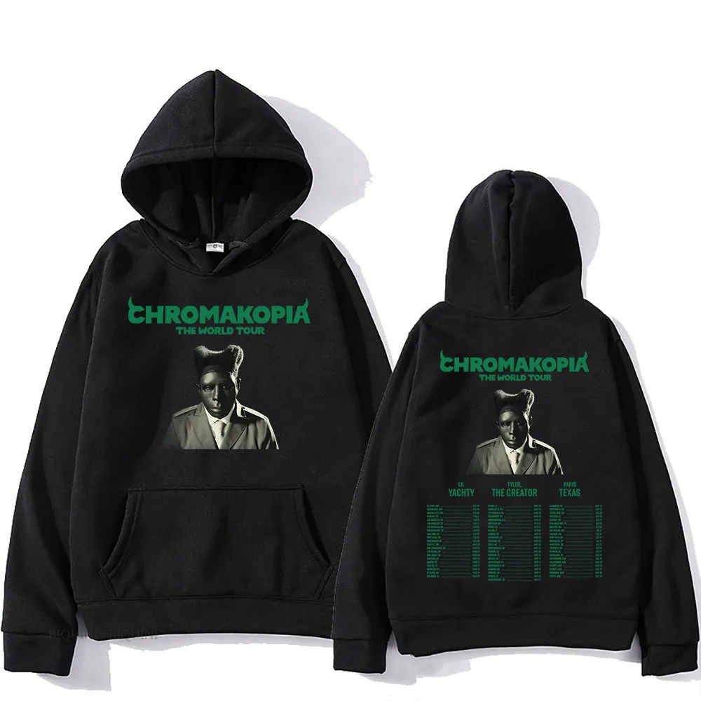 Chromakopia The World Tour 2025 Hoodies Rapper Tylerr The Creator Printing Sweatshirts for Winter Moletom Masculino Unisex Hoody
Chromakopia The World Tour 2025 Hoodies Rapper Tylerr The Creator Printing Sweatshirts for Winter Moletom Masculino Unisex Hoody