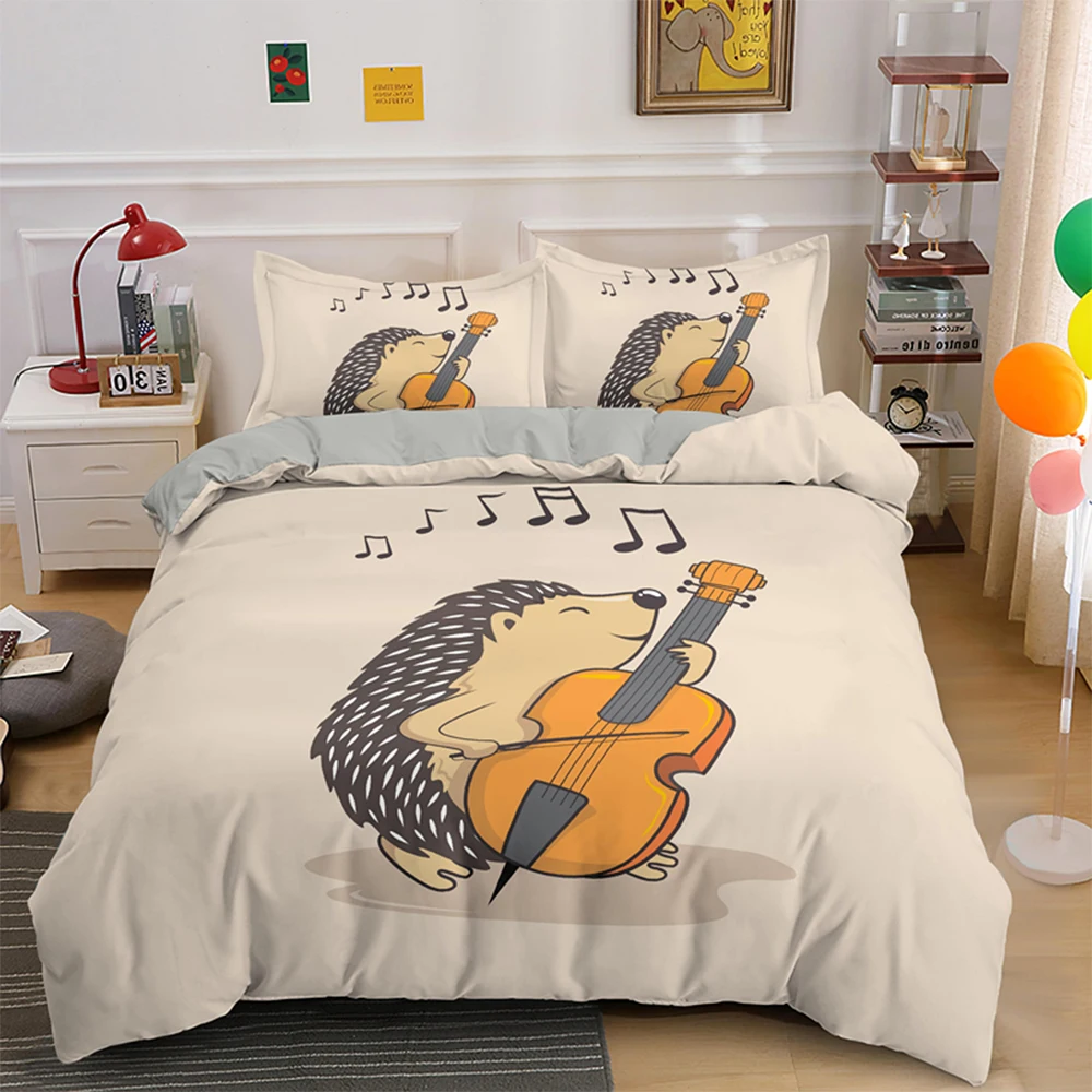 3D Cartoon Hedgehog Printing Duvet Cover Set Cute Animal Theme Bedding Set King Size Polyester Comforter Cover For Kid Boy Girl
3D Cartoon Hedgehog Printing Duvet Cover Set Cute Animal Theme Bedding Set King Size Polyester Comforter Cover For Kid Boy Girl