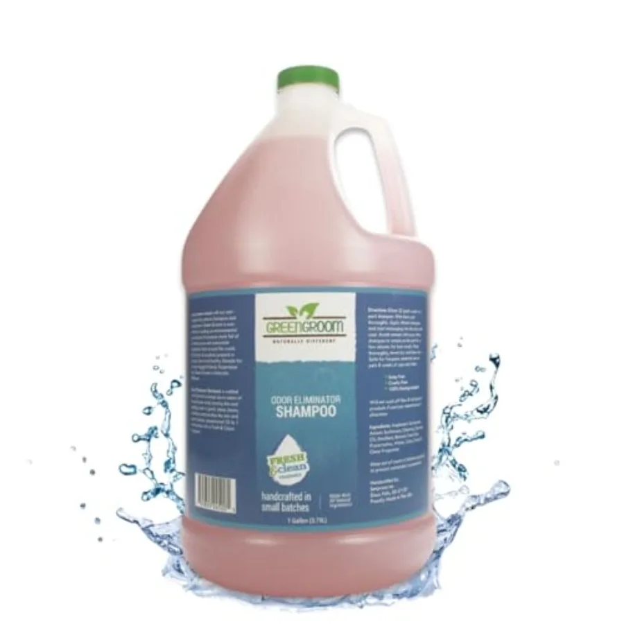 Шампунь для собак Green Groom Odor Eliminator, 1 галлон - С натуральными ингредиентами Odortrol, богатый антиоксидантами, устраняет неприятные запахи
Шампунь для собак Green Groom Odor Eliminator, 1 галлон - С натуральными ингредиентами Odortrol, богатый антиоксидантами, устраняет неприятные запахи