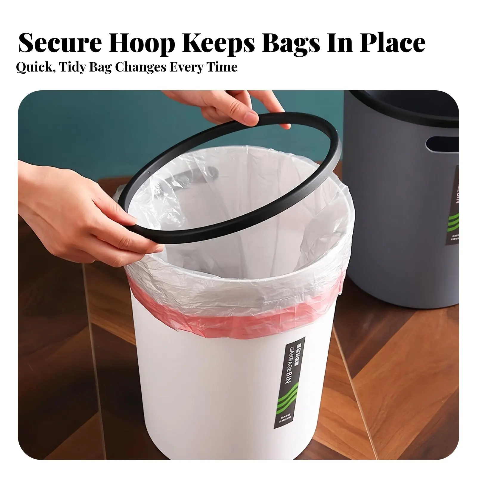 Pressure Band Trash Can Long-Lasting PP Material Bathroom Garbage Bin Lidless Wastebasket Modern Design Plastic Wastebasket
Pressure Band Trash Can Long-Lasting PP Material Bathroom Garbage Bin Lidless Wastebasket Modern Design Plastic Wastebasket