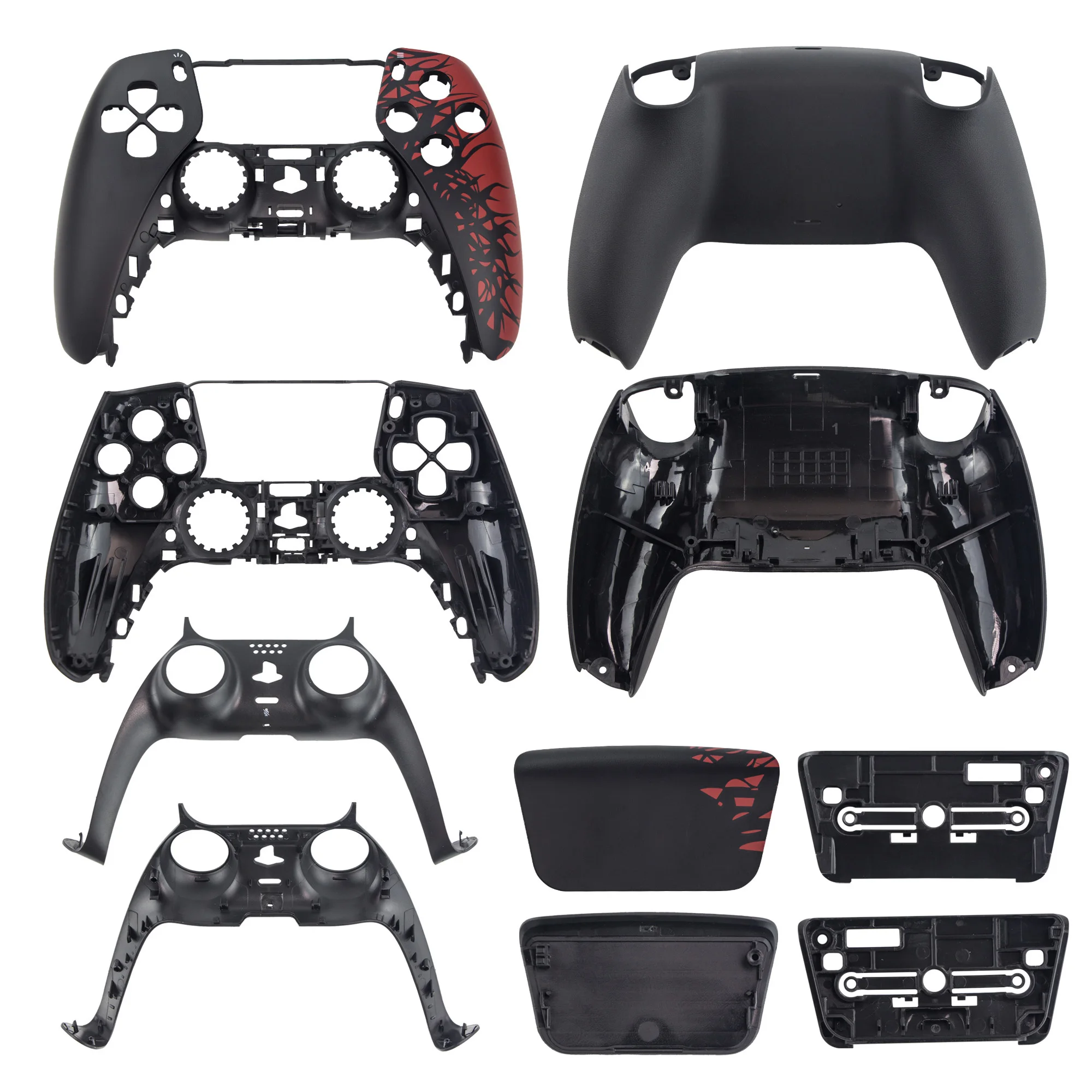 REMANK Spider For PS5 Controller Shell Limited Front Back Case Replacement with Touchpad Cover for BDM Models 010/020/030/040/05
REMANK Spider For PS5 Controller Shell Limited Front Back Case Replacement with Touchpad Cover for BDM Models 010/020/030/040/05