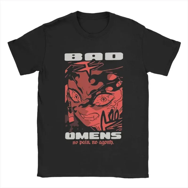 Round Collar Tee Shirt Short Sleeve Clothes Adult Bad Omens No Pain No Agony T Shirt Men Pure Cotton Vintage T-Shirt harajuku
Round Collar Tee Shirt Short Sleeve Clothes Adult Bad Omens No Pain No Agony T Shirt Men Pure Cotton Vintage T-Shirt harajuku