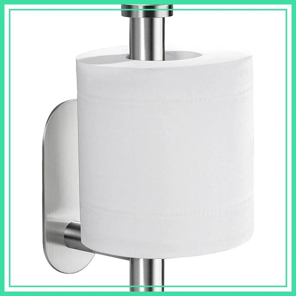 Adhesive Toilet Paper Holder No Drilling, Stainless Steel Brushed for Bathroom
Adhesive Toilet Paper Holder No Drilling, Stainless Steel Brushed for Bathroom