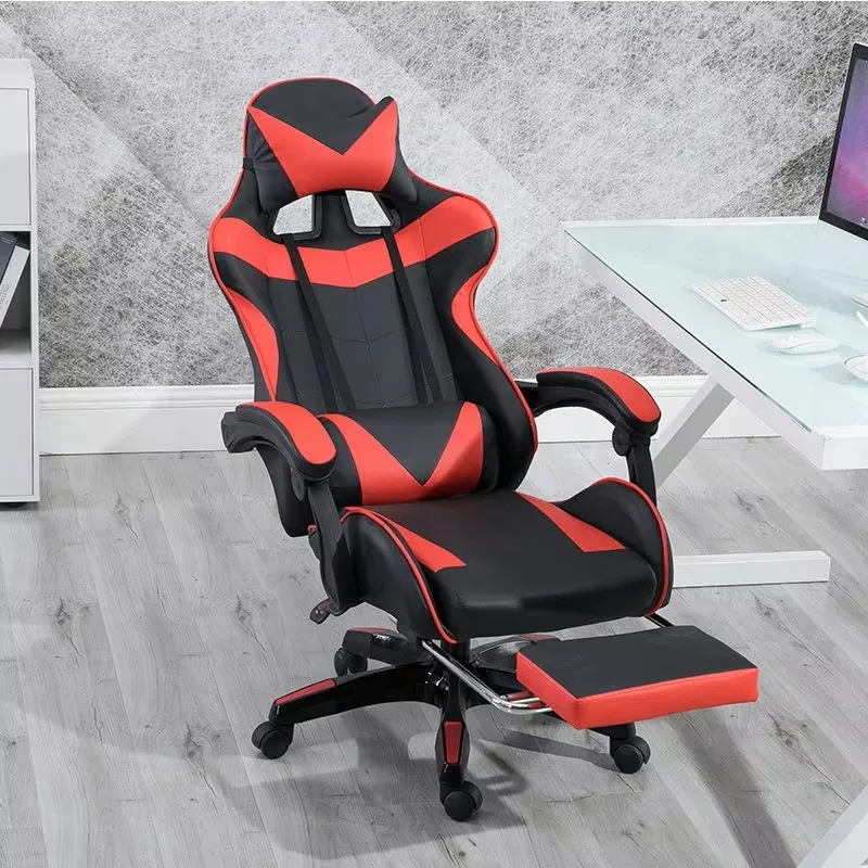 Computer Gaming Office Chair PC Gamer Racing Style Ergonomic Comfortable Leather Swivel Chair Racing Games Chair
Computer Gaming Office Chair PC Gamer Racing Style Ergonomic Comfortable Leather Swivel Chair Racing Games Chair