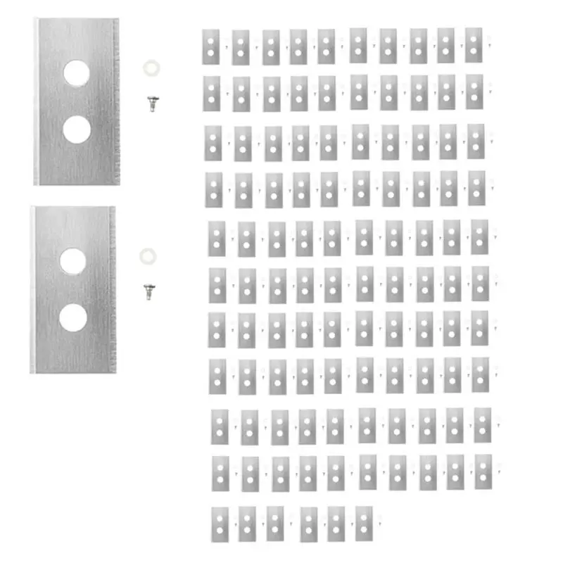 Сменные лезвия для газонокосилки ABIY, 108 шт., для робота-газонокосилки Mammotion Luba, с двойным отверстием, серебристые
Сменные лезвия для газонокосилки ABIY, 108 шт., для робота-газонокосилки Mammotion Luba, с двойным отверстием, серебристые
