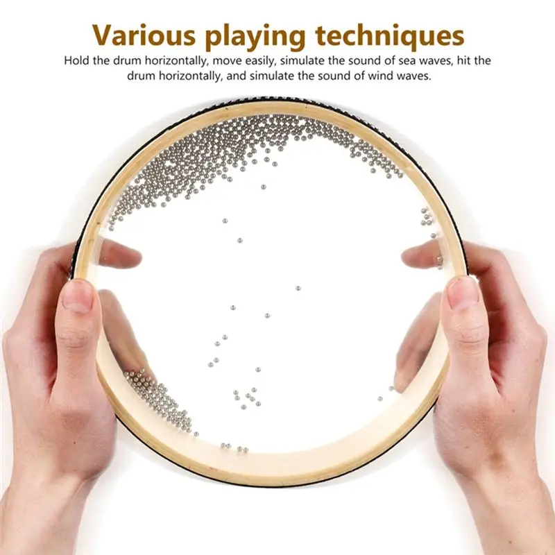 ADAD Wave Bead Бубен 8 дюймов и 10 дюймов Ocean Wave Sound Drum Wave Drum Ocean Sound Drum Instrument Ударный инструмент
ADAD Wave Bead Бубен 8 дюймов и 10 дюймов Ocean Wave Sound Drum Wave Drum Ocean Sound Drum Instrument Ударный инструмент