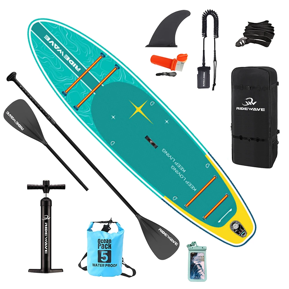 High Quality Inflatable Stand up Paddle Board 10ft ISUP Surfboard for Youth Adults OEM Customized Paddleboard
High Quality Inflatable Stand up Paddle Board 10ft ISUP Surfboard for Youth Adults OEM Customized Paddleboard