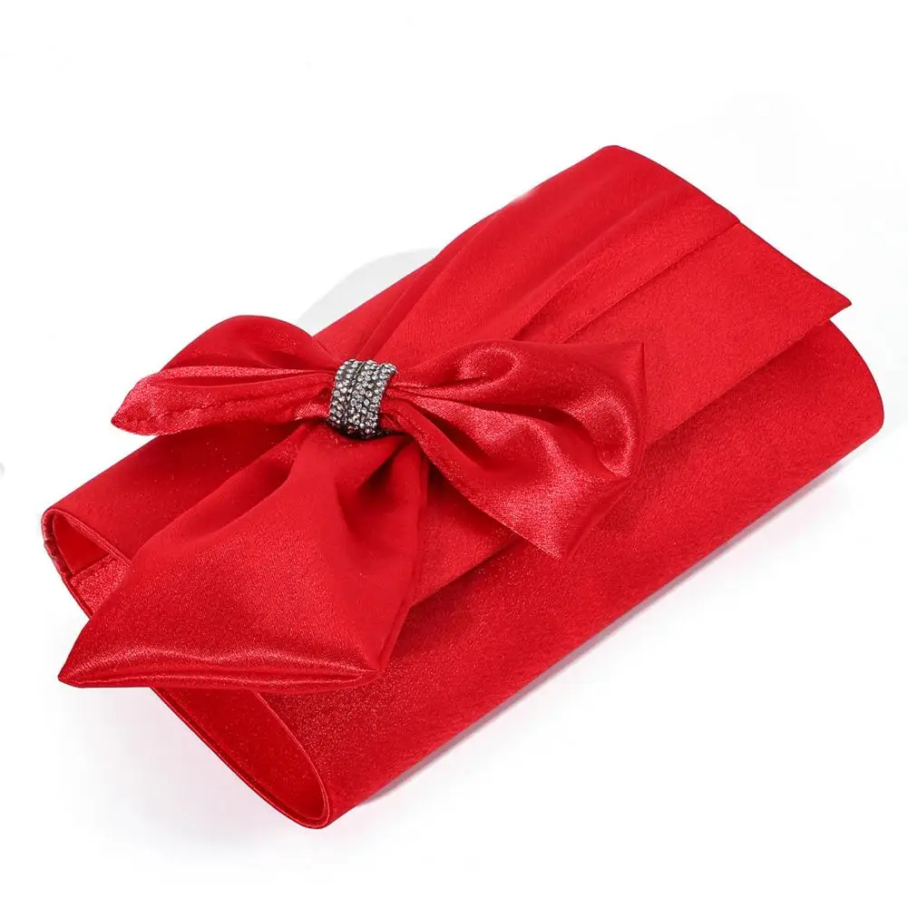 Bow Decoration Purse Elegant Imitation Silk Satin Clutch Bag with Bow Decoration for Weddings Formal Events Stylish Evening
Bow Decoration Purse Elegant Imitation Silk Satin Clutch Bag with Bow Decoration for Weddings Formal Events Stylish Evening