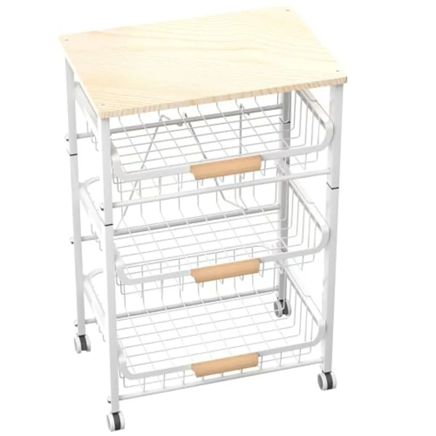 4-Layer Fruit Basket Kitchen Food Storage Organizer and Storage Rack Stackable Storage cart with Desktop Pull-Out Hollow Metal
4-Layer Fruit Basket Kitchen Food Storage Organizer and Storage Rack Stackable Storage cart with Desktop Pull-Out Hollow Metal