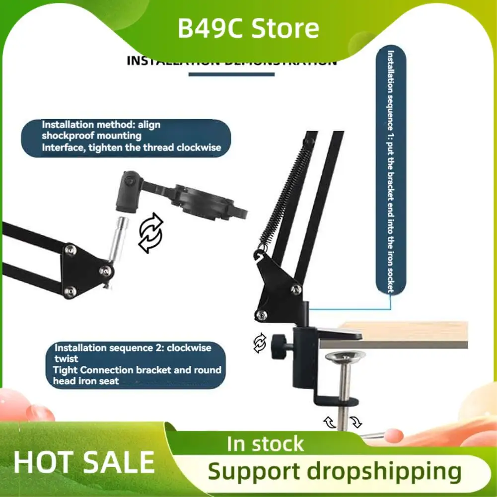 B49C Gaming USB Microphone Noise Cancellation Condenser Mic For Pc Podcast Microphone With Boom Bracket
B49C Gaming USB Microphone Noise Cancellation Condenser Mic For Pc Podcast Microphone With Boom Bracket