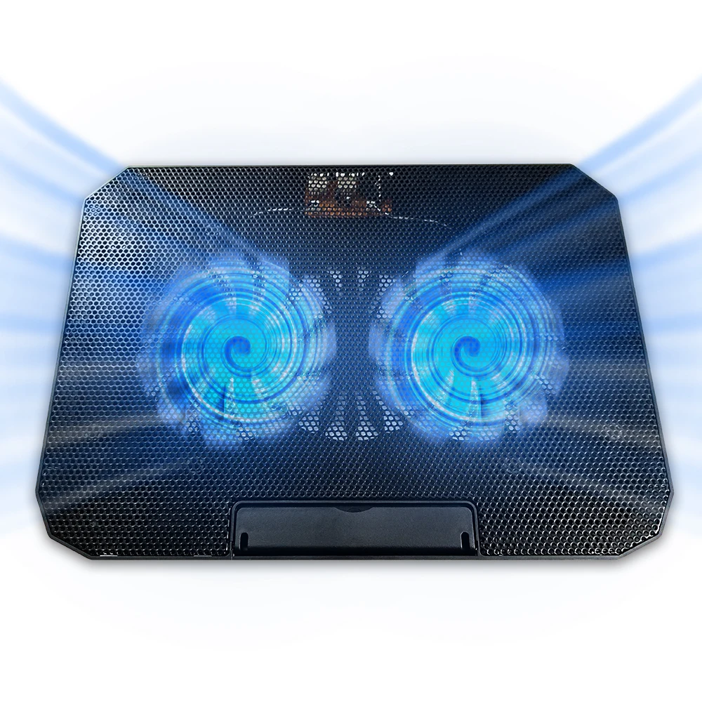RGB Gaming Laptop Cooling Pad - Dual Fan, UsB Powered, Adjustable Stand with Surface for Notebook
RGB Gaming Laptop Cooling Pad - Dual Fan, UsB Powered, Adjustable Stand with Surface for Notebook
