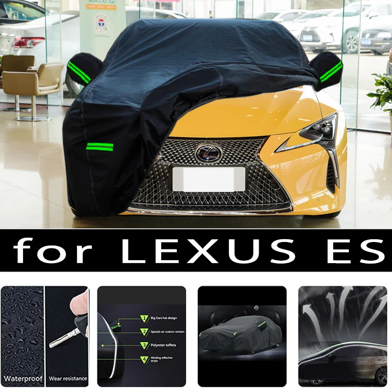 For LEXUS ES Car Covers Outdoor Waterproof Sun Rain Snow Protection UV Auto Cover 190T Car Protective Full Covers
For LEXUS ES Car Covers Outdoor Waterproof Sun Rain Snow Protection UV Auto Cover 190T Car Protective Full Covers