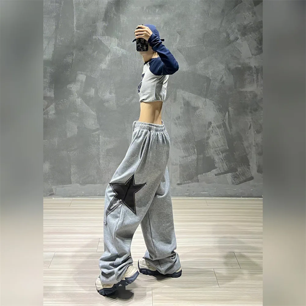 trendy brand loose sweatpants women's spring and autumn street dance ins hip hop casual pants straight wide-leg sweatpants
trendy brand loose sweatpants women's spring and autumn street dance ins hip hop casual pants straight wide-leg sweatpants