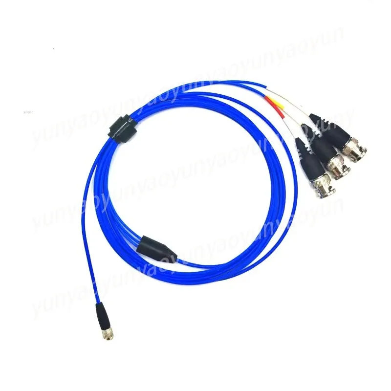 Four-Core 1/4-28 to Plug, Wiring Connector for Three-Axis Acceleration Vibration Sensor
Four-Core 1/4-28 to Plug, Wiring Connector for Three-Axis Acceleration Vibration Sensor