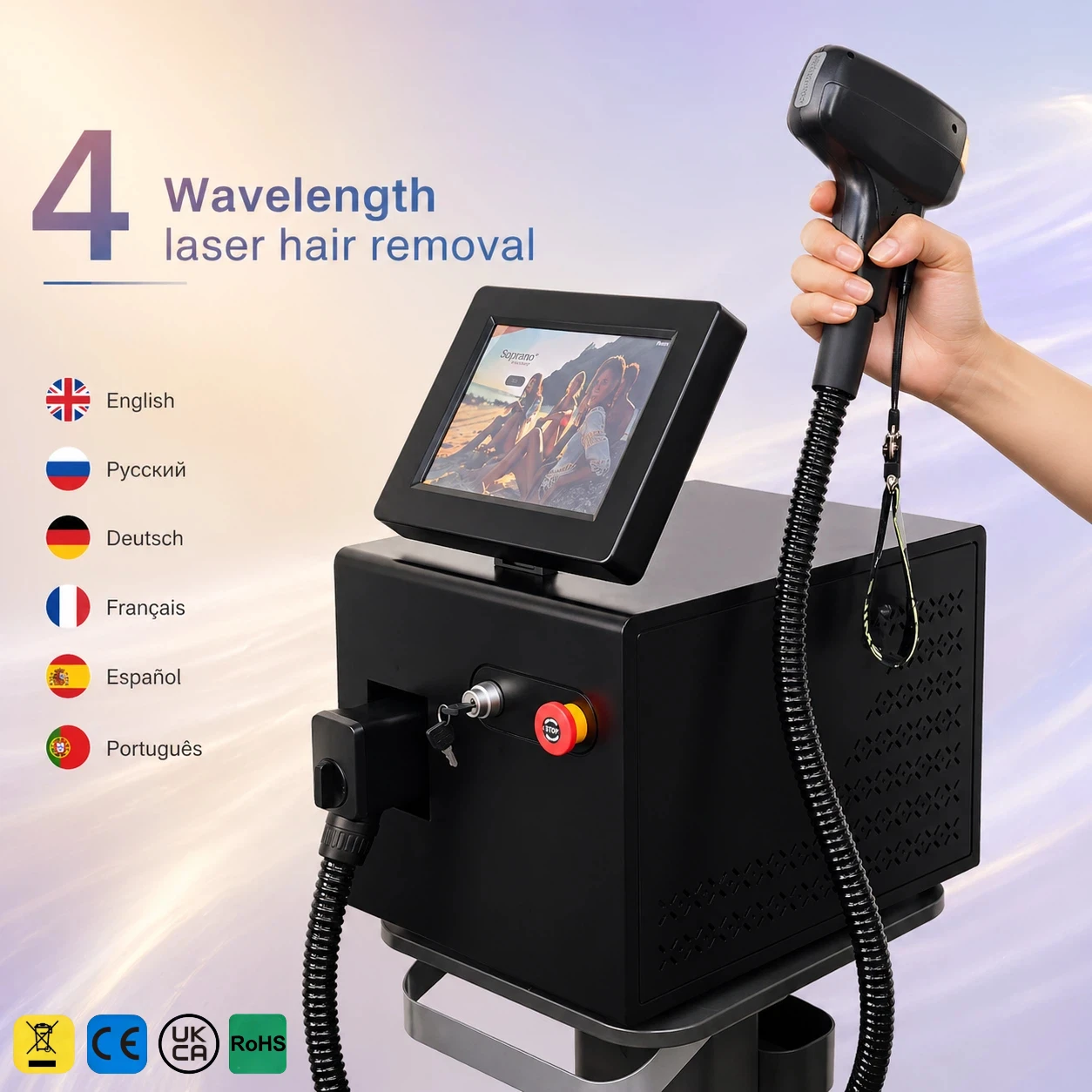 2026 Laser Hair Removal Ice Cooling Painless Permanent Hair Remover for All Skin Types Face Body Bikini At Home Salon CE
2026 Laser Hair Removal Ice Cooling Painless Permanent Hair Remover for All Skin Types Face Body Bikini At Home Salon CE