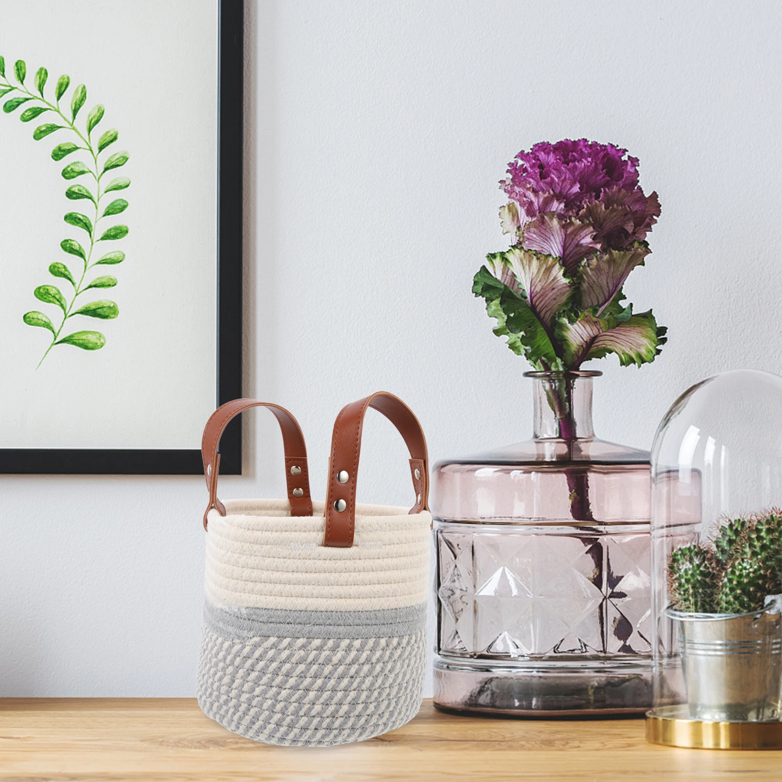 Cotton Rope Storage Basket Small H Woven Baskets for Keys Cosmetics Modern Home Style Laundry ganizers desktop storage basket
Cotton Rope Storage Basket Small H Woven Baskets for Keys Cosmetics Modern Home Style Laundry ganizers desktop storage basket