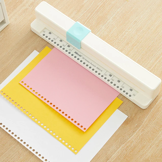 30-hole Puncher Loose-leaf Binder Punchers A3/B5/A5DIY Hand-punched Round Hole Square Hole Punch Machine
30-hole Puncher Loose-leaf Binder Punchers A3/B5/A5DIY Hand-punched Round Hole Square Hole Punch Machine
