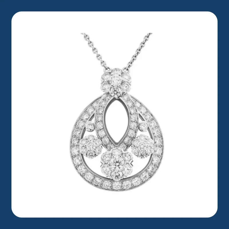 Difu family diamond-inlaid Haoshi four-leaf clover flower necklace for women high-end necklace earrings
Difu family diamond-inlaid Haoshi four-leaf clover flower necklace for women high-end necklace earrings