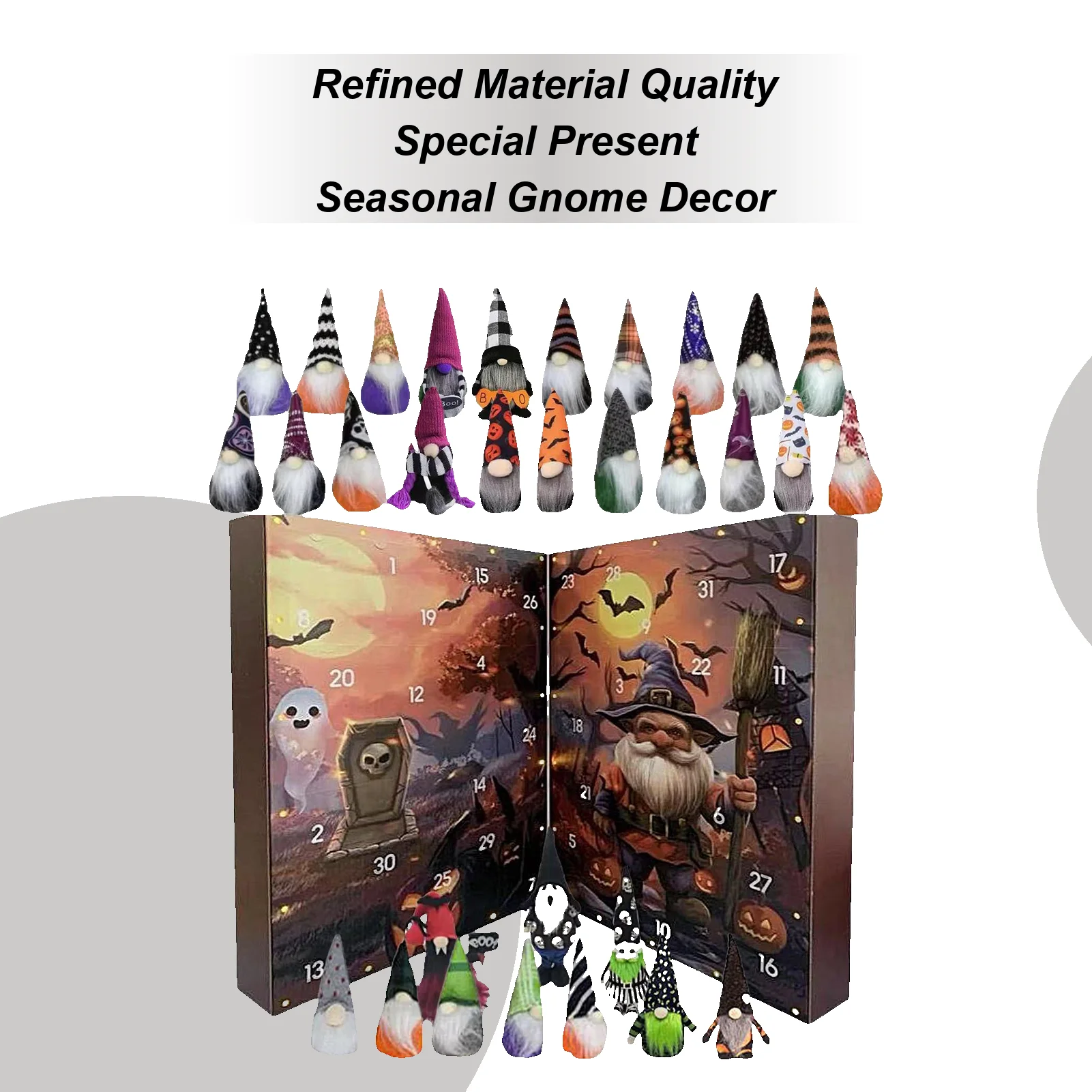 Halloween Gnome Decoration Advent Cute Collectible Doll Advent 2025 Holiday Decor Dwarfs Doll Figures Ornament Pendants For Kids
Halloween Gnome Decoration Advent Cute Collectible Doll Advent 2025 Holiday Decor Dwarfs Doll Figures Ornament Pendants For Kids