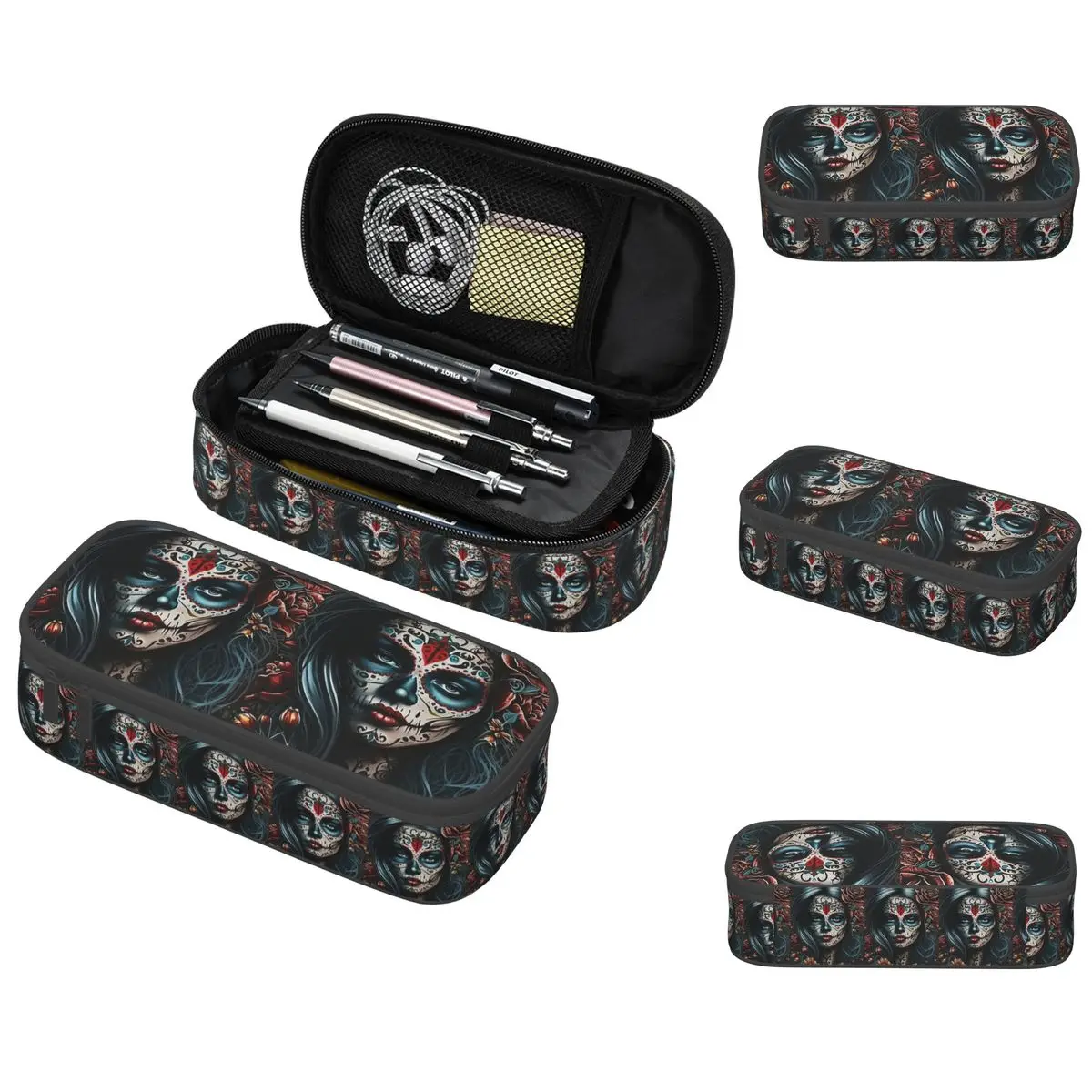 Mexico Skull Woman Vintage Style Pencil Case for Boy Girl School Pen Box Pencil Bag Stationery Supplies Pen Holder Bag
Mexico Skull Woman Vintage Style Pencil Case for Boy Girl School Pen Box Pencil Bag Stationery Supplies Pen Holder Bag