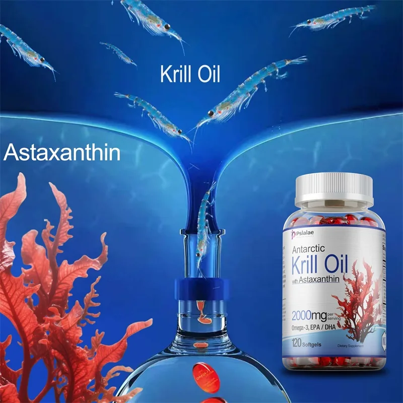 Antarctic Krill Oil Wih Astaxanthin - Beneficial for Brain Health and Has Antioxidant Properties, Promoting Cognitive Abilities
Antarctic Krill Oil Wih Astaxanthin - Beneficial for Brain Health and Has Antioxidant Properties, Promoting Cognitive Abilities