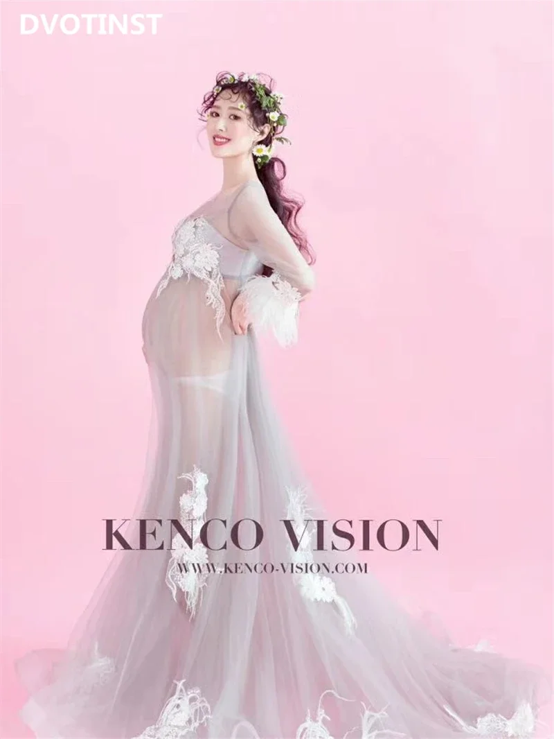 Women Photography Props Maternity Dresses Floral Perspective Pregnancy Elegant Dress Studio Photo Shoot Photo Clothes
Women Photography Props Maternity Dresses Floral Perspective Pregnancy Elegant Dress Studio Photo Shoot Photo Clothes