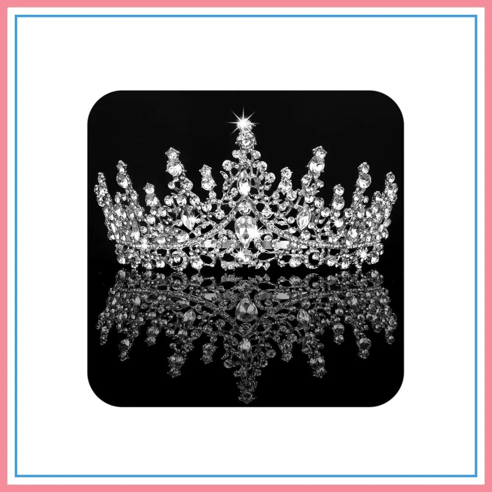 Crystal Queen Crown Rhinestone Tiara for Bride Wedding Hair Accessories Birthday Party Prom
Crystal Queen Crown Rhinestone Tiara for Bride Wedding Hair Accessories Birthday Party Prom