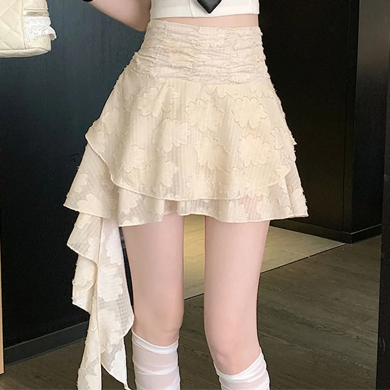 Irregular Wavy Lace Women Skirt Bohemia Floral Summer Beach All Match Mini Skirts Vacation Sweet Casual Fashion Female Skirts
Irregular Wavy Lace Women Skirt Bohemia Floral Summer Beach All Match Mini Skirts Vacation Sweet Casual Fashion Female Skirts