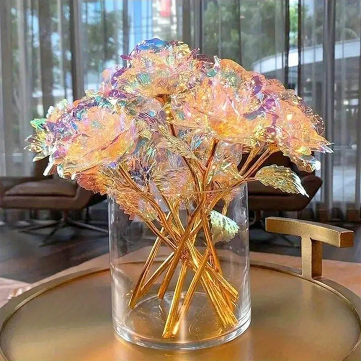 Forever Preserved Colorful Gold Rose Long Stem Artificial Flowers, Faux Flowers, Fake Roses - Perfect Gift for Mothers Day, Val
Forever Preserved Colorful Gold Rose Long Stem Artificial Flowers, Faux Flowers, Fake Roses - Perfect Gift for Mothers Day, Val