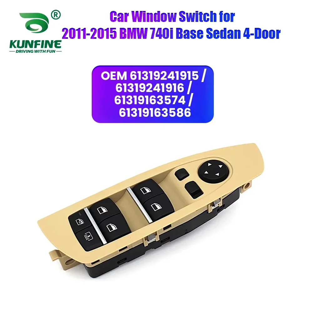 Car Window Switch Button Front Left Power Master Control For BMW Part NO. 61319241915/61319241916/61319163574/61319163586
Car Window Switch Button Front Left Power Master Control For BMW Part NO. 61319241915/61319241916/61319163574/61319163586