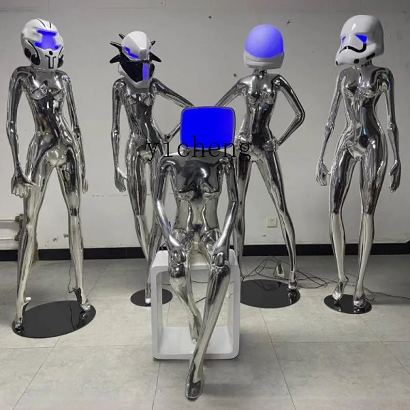 BJ Mechanical Ji Sculpture Muse Large Sci-Tech Figure Ornament Trend Decoration
BJ Mechanical Ji Sculpture Muse Large Sci-Tech Figure Ornament Trend Decoration
