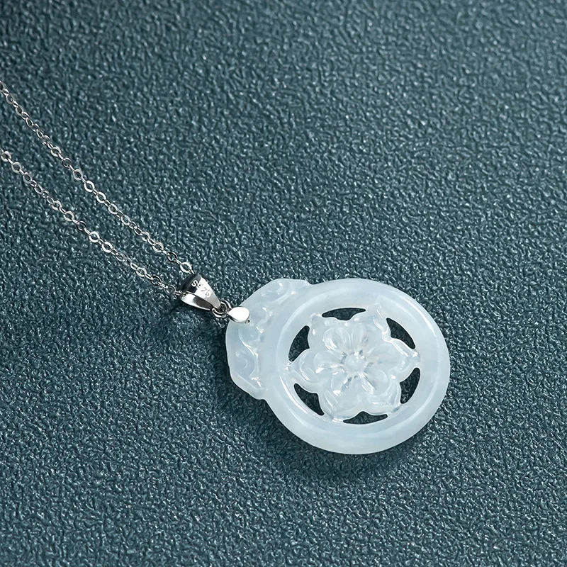 Myanmar Jadeite Flower Pendant Necklace Vintage Charm Real Jade Fashion Luxury Natural Jewelry Talismans Gifts for Women
Myanmar Jadeite Flower Pendant Necklace Vintage Charm Real Jade Fashion Luxury Natural Jewelry Talismans Gifts for Women