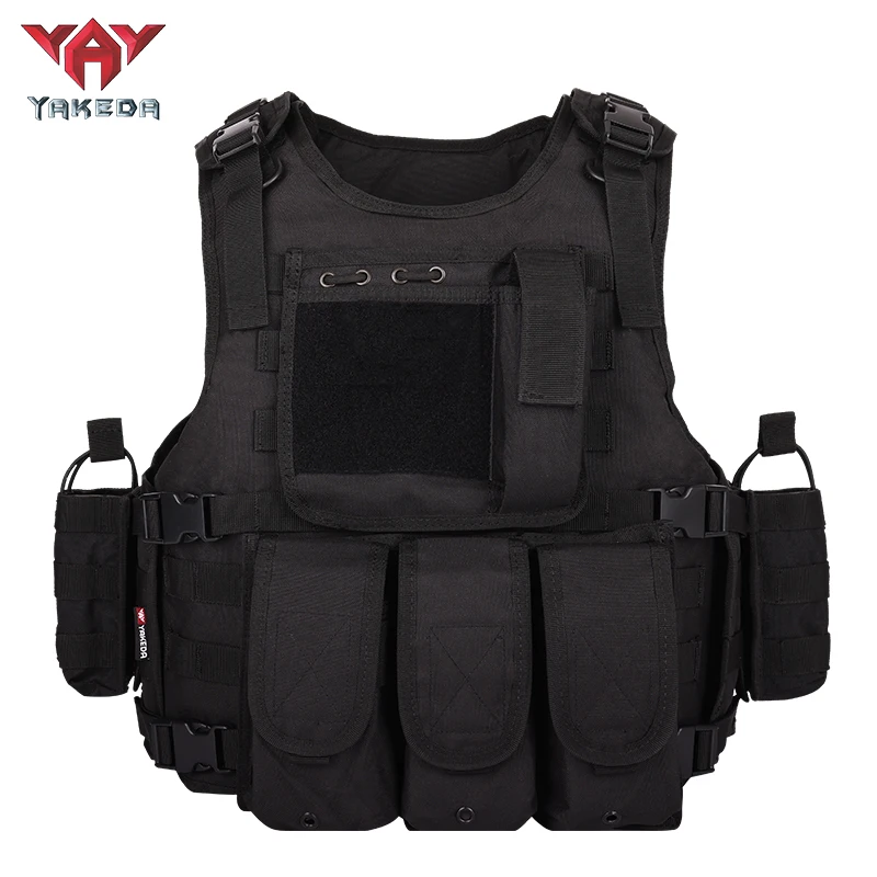 YAKEDA Tactical Vest for Airsoft Paintball Hunting, Adjustable Lightweight with Molle Pouches, Outdoor Protective Gear
YAKEDA Tactical Vest for Airsoft Paintball Hunting, Adjustable Lightweight with Molle Pouches, Outdoor Protective Gear