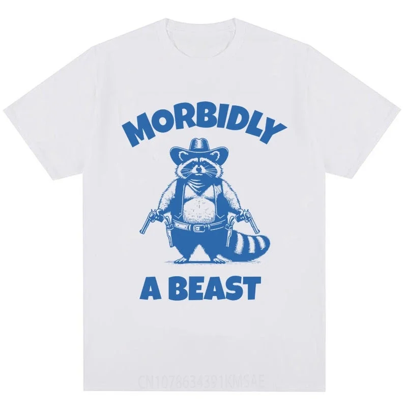Morbidly A Beast Funny Meme Print T Shirt Humor Raccoon Men Women Fashion Short Sleeve Breathable Cozy Cotton Oversized T-shirts
Morbidly A Beast Funny Meme Print T Shirt Humor Raccoon Men Women Fashion Short Sleeve Breathable Cozy Cotton Oversized T-shirts