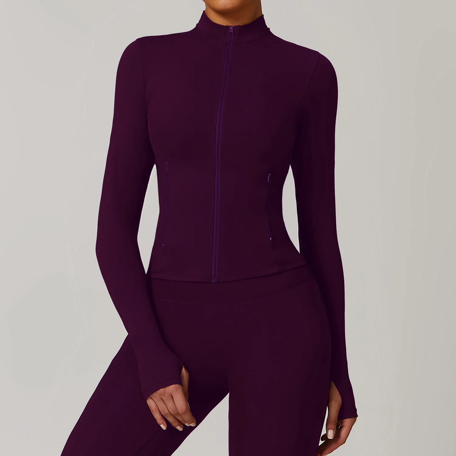Women's Long Sleeved Quick Drying Shirt Tight Yoga Slimming Nude Elastic Fitness Breathable Wholesale Customized Logo
Women's Long Sleeved Quick Drying Shirt Tight Yoga Slimming Nude Elastic Fitness Breathable Wholesale Customized Logo