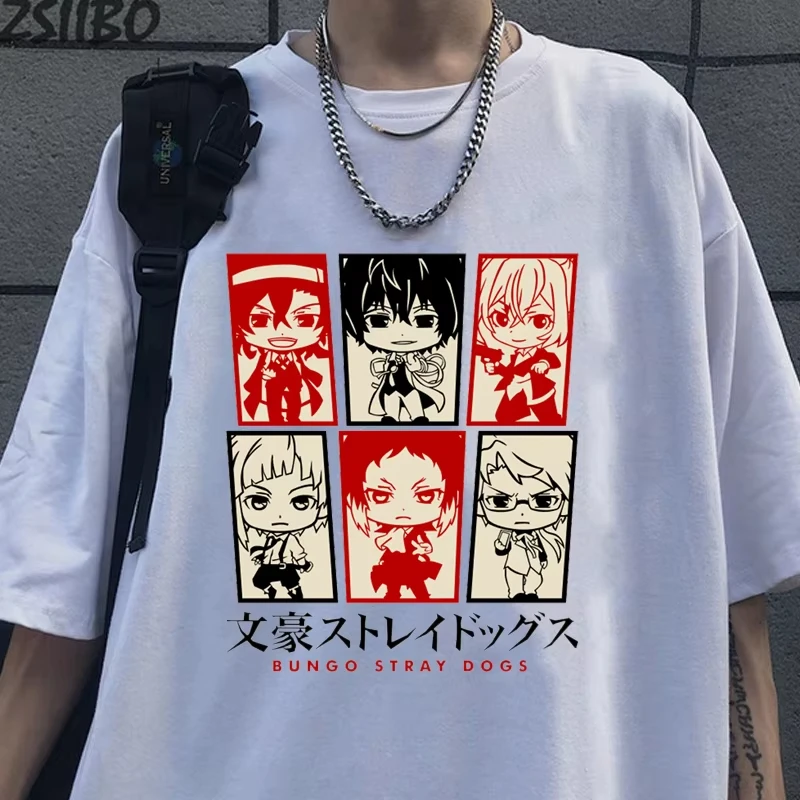 New Bungo Stray Dogs Printed T-shirt for Both Men and Women Cartoon Harajuku Summer Loose T-shirt Tops Vintage T Shirt Harajuku
New Bungo Stray Dogs Printed T-shirt for Both Men and Women Cartoon Harajuku Summer Loose T-shirt Tops Vintage T Shirt Harajuku