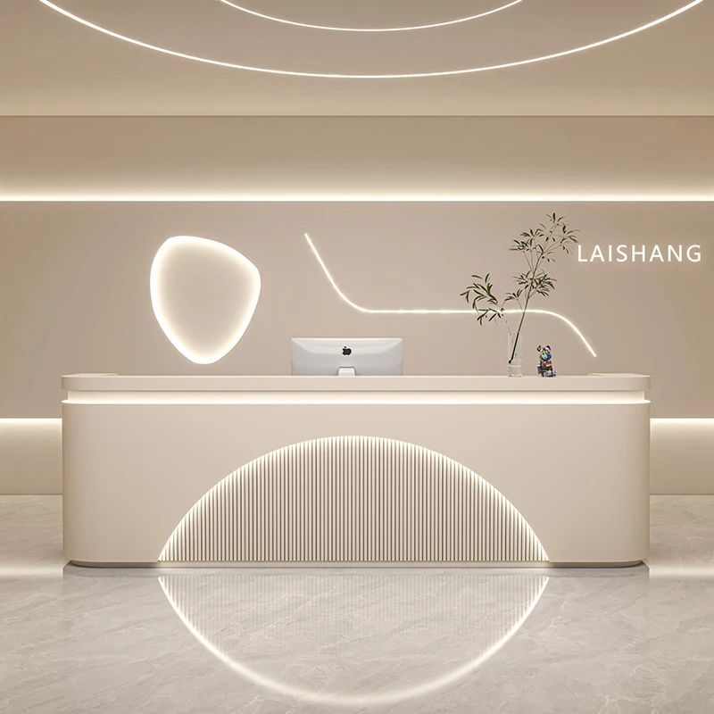 Aesthetics Reception Desks Counter Organizer Business Modern Reception Desk Salon Luxury Design Mostradores Recepcion Furniture
Aesthetics Reception Desks Counter Organizer Business Modern Reception Desk Salon Luxury Design Mostradores Recepcion Furniture