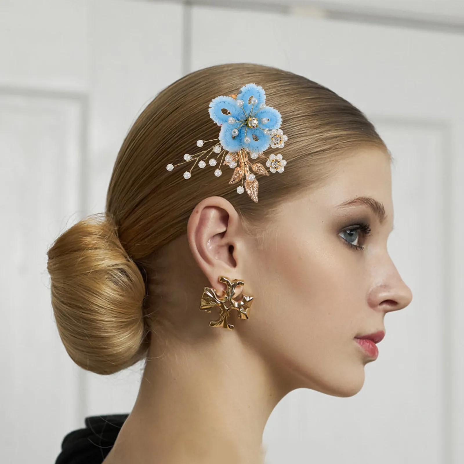 3pcs Bridal Flower Hairpins Pearl Leaf Alligator Clip Wedding Hair Accessories For Bride Women Bridesmaids Chinese Style
3pcs Bridal Flower Hairpins Pearl Leaf Alligator Clip Wedding Hair Accessories For Bride Women Bridesmaids Chinese Style