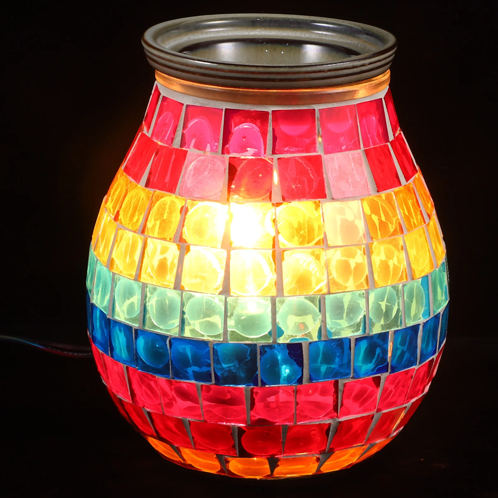 Electric Wax Melt Light Mosaic Design Electric Essential Oil Plug Safe Gentle Materials Flexible Easy Use Long
Electric Wax Melt Light Mosaic Design Electric Essential Oil Plug Safe Gentle Materials Flexible Easy Use Long
