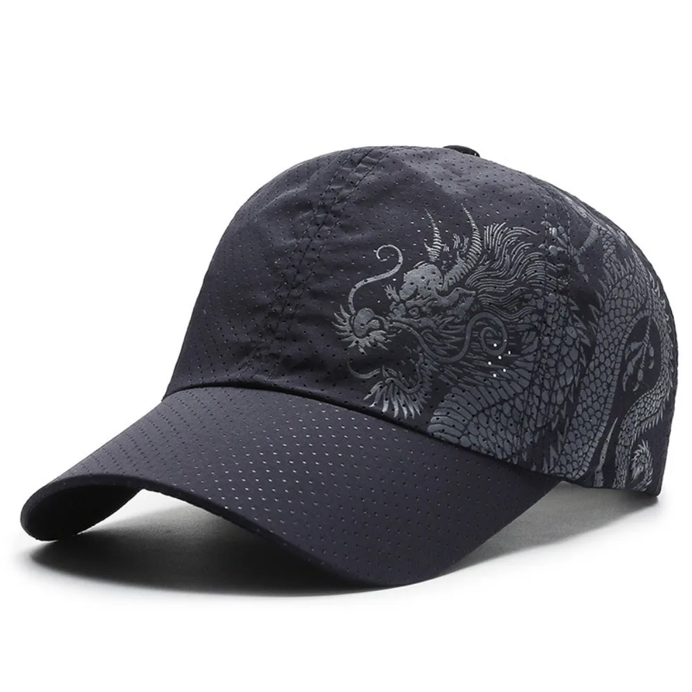 Outdoor Quick Drying Summer Baseball Cap Chinese Style Printing Dragon Sun Hats UV Protection Adjustable Sports Cap Men Women
Outdoor Quick Drying Summer Baseball Cap Chinese Style Printing Dragon Sun Hats UV Protection Adjustable Sports Cap Men Women