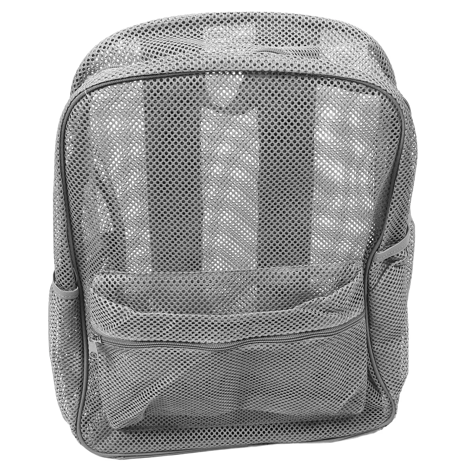 Grey Mesh Backpack Heavy Duty Breathable Outdoor Sports Beach Swimming Bag Padded Ergonomic Straps Spacious Organized Sand Proof
Grey Mesh Backpack Heavy Duty Breathable Outdoor Sports Beach Swimming Bag Padded Ergonomic Straps Spacious Organized Sand Proof