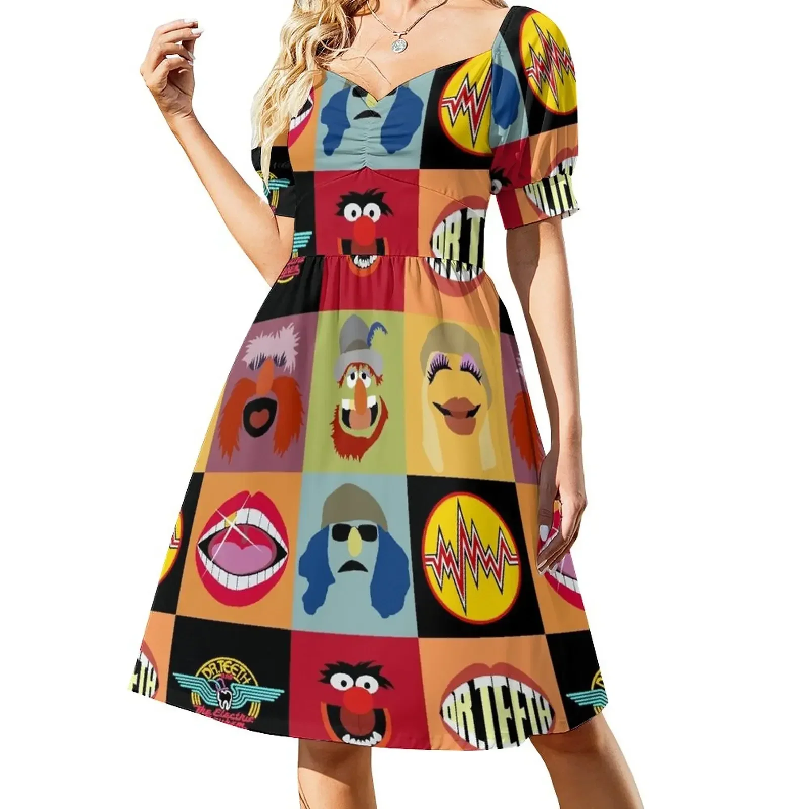 Dr. Teeth and the Electric Mayhem Short-Sleeved Dress Women's summer skirt elegant women's sets dresses for women Dress
Dr. Teeth and the Electric Mayhem Short-Sleeved Dress Women's summer skirt elegant women's sets dresses for women Dress