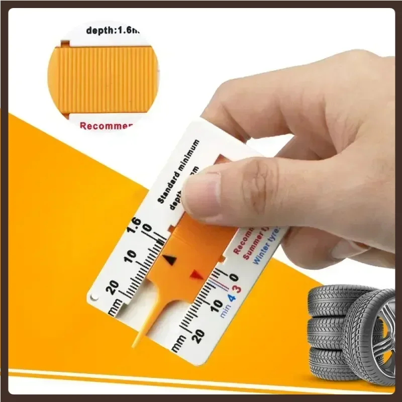 0-20mm Auto Car Wheel Tread Depthometer Depth Indicator Ruler Plastic Tread Gauge Tire Tread Depth Meter Tire Wheel Measure Tool
0-20mm Auto Car Wheel Tread Depthometer Depth Indicator Ruler Plastic Tread Gauge Tire Tread Depth Meter Tire Wheel Measure Tool