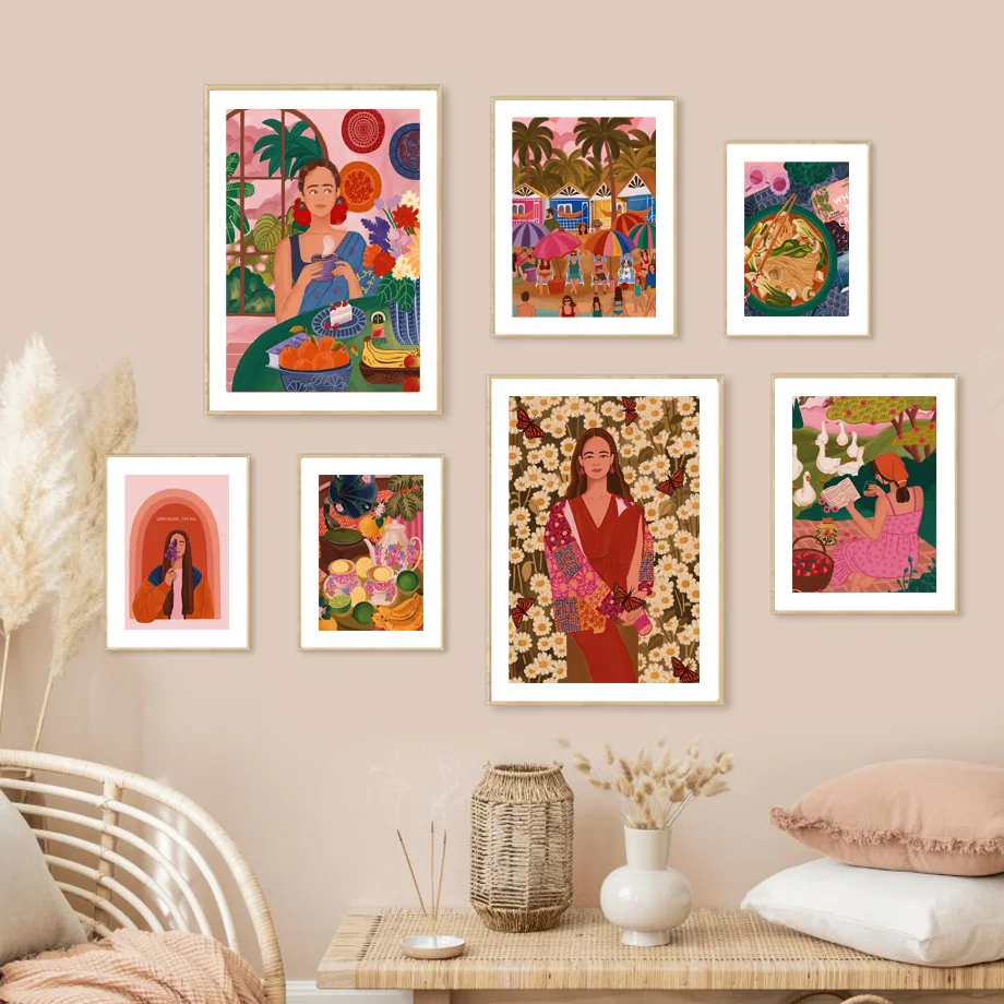 Reading Girls Plant Lady Picnic Fruity Flowers Tea Life Posters And Prints Wall Art Canvas Painting Pictures Living Room Decor
Reading Girls Plant Lady Picnic Fruity Flowers Tea Life Posters And Prints Wall Art Canvas Painting Pictures Living Room Decor