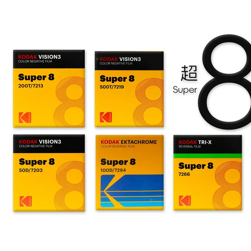 2026 In Stock Original Super 8 Colors Spot Kodak Vision3 Super 8mm Film 1-3 Packs 50D 200T 500T Film Date Fresh 16mm Film
2026 In Stock Original Super 8 Colors Spot Kodak Vision3 Super 8mm Film 1-3 Packs 50D 200T 500T Film Date Fresh 16mm Film
