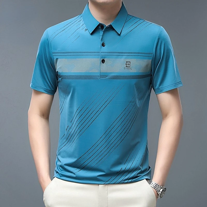 Men's Short Sleeve T-shirt 2023 Summer New POLO Casual European Clothing Striped Fashion Letter Printing Pullover Tees
Men's Short Sleeve T-shirt 2023 Summer New POLO Casual European Clothing Striped Fashion Letter Printing Pullover Tees