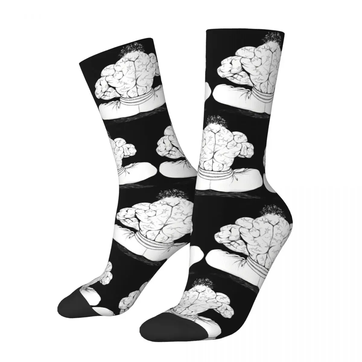 Funny Crazy Sock for Men Sleek Hip Hop Harajuku Baki Hanma Happy Seamless Pattern Printed Boys Crew compression Sock Casual Gift
Funny Crazy Sock for Men Sleek Hip Hop Harajuku Baki Hanma Happy Seamless Pattern Printed Boys Crew compression Sock Casual Gift