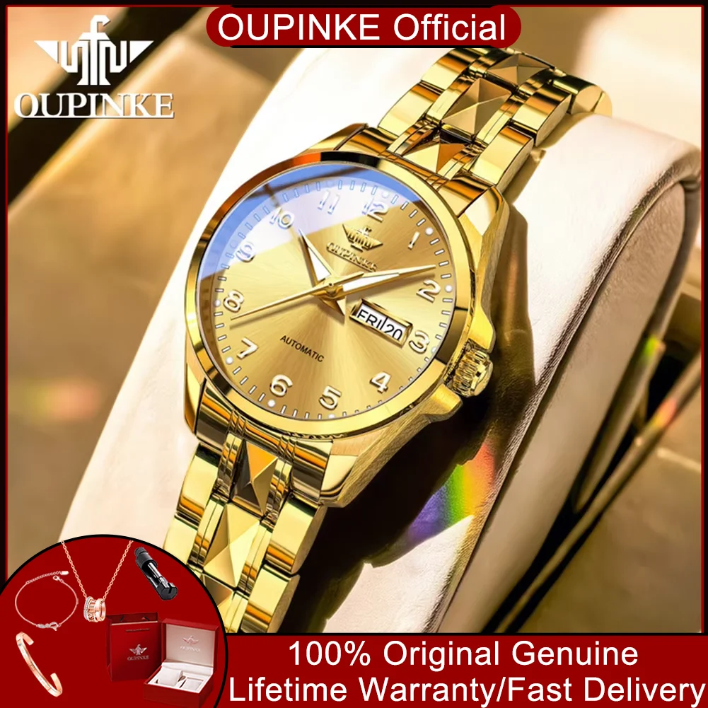 OUPINKE 3323 Automatic Women's Watches Luxury Original Japan Mechanical Movement Waterproof Calendar Luminous Ladies Watches New
OUPINKE 3323 Automatic Women's Watches Luxury Original Japan Mechanical Movement Waterproof Calendar Luminous Ladies Watches New