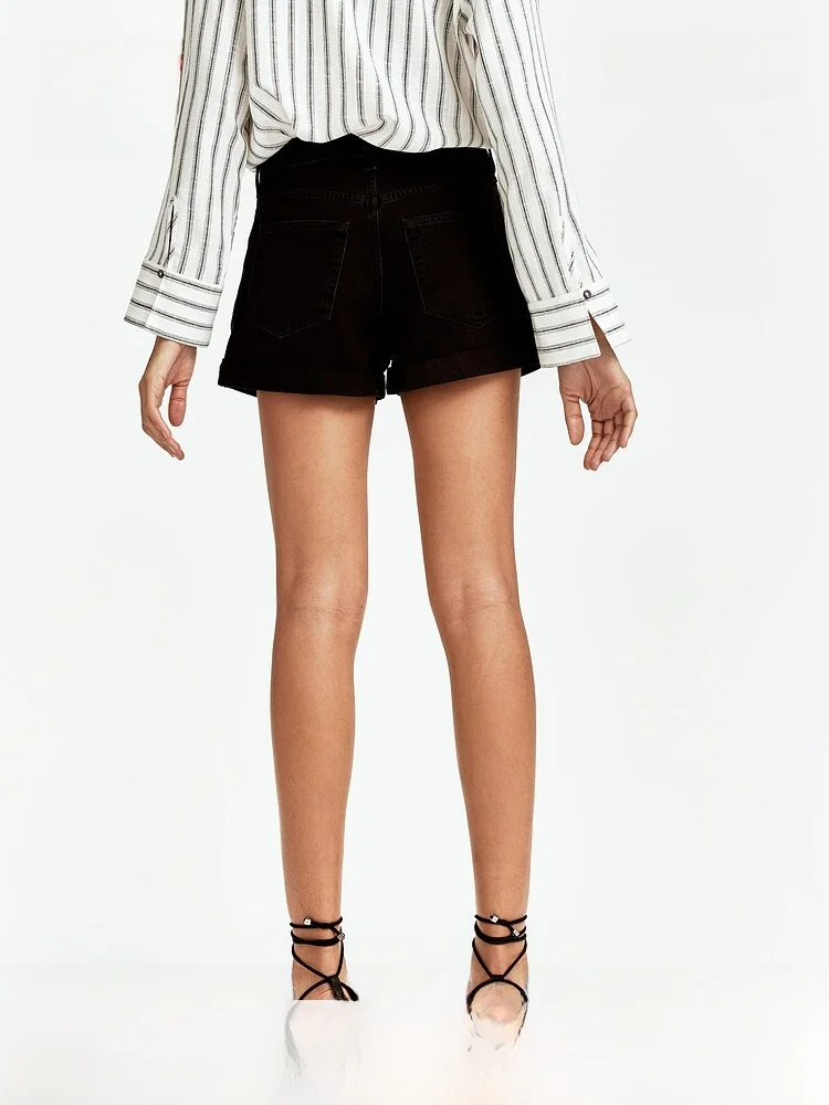High Waist Straight Leg Casual Commute Fashionable Shorts H&M Women's Jeans Summer Cotton 100% Short Pants
High Waist Straight Leg Casual Commute Fashionable Shorts H&M Women's Jeans Summer Cotton 100% Short Pants